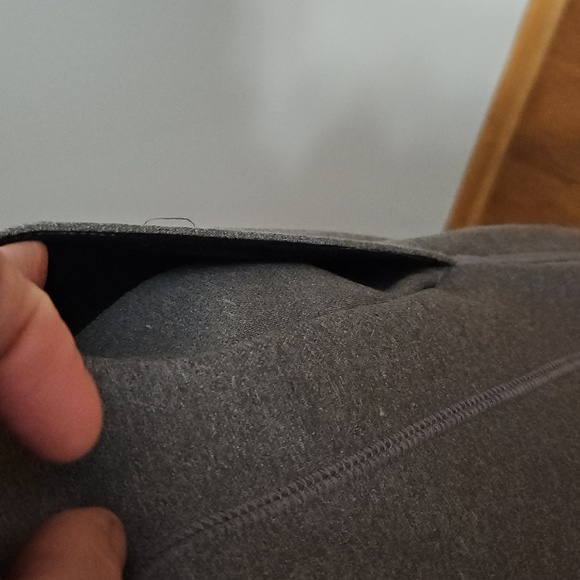 Nike Sweat Pants, Yellow And Heather Gray - Picture 6 of 11